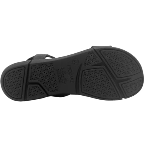 Sandália Feminina Modare ortopédica de elástico 7142.132 (Preto, BR, Adulto, Numérico, 36)
