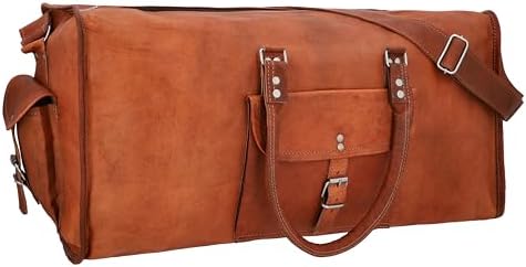 Sac de voyage en cuir sac de voyage bagage vintage S nuit