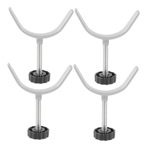 DECORNIJIA 4 Piezas Tornillos para Puertas de Seguridad para Bebés y Mascotas de Accesorios de Montaje sin Herramientas para Barreras de Presión Interiores Instalación Fácil y Diseño