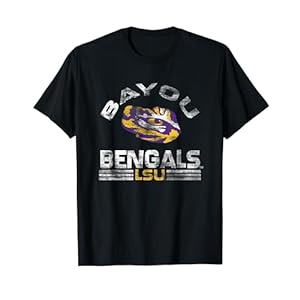 LSU Tigers Bayou Bengals Officially Licensed T-Shirt