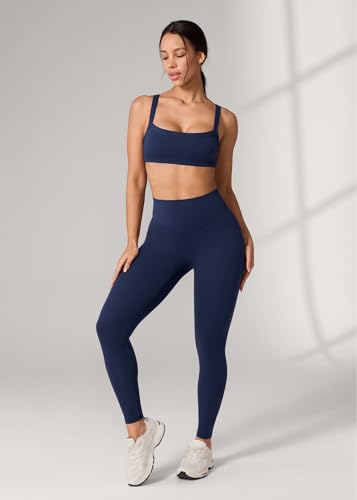 Image of UNISSU Hugcurve No Front Seam High Waisted Workout Leggings for Women Buttery Soft Yoga Pants Gym Athletic Tights - 25''