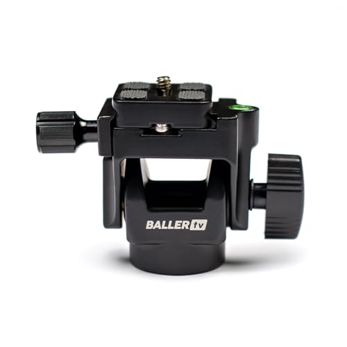 15' Outdoor Tripod Stand - Official BallerCam Accessory, Heavy-Duty Air-Cushioned Aluminum Tripod with Tilt Adapter and Quick-Release Plate for Sideline Filming by BallerCam - Image 8
