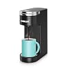 CHULUX Slim Single Serve Coffee Maker for K Cup Mini Travel One Cup Coffee Machine for Home Desk Kitchen and Bedroom Fits Travel Mug
