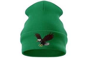 Philadelphia Football Hat, Eagles Beanie Hat for Men, Fully Embroidered Hat