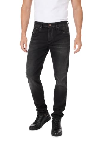 Jean slim fuselé Diesel Buster 0666Q pantalon denim tapered bleu homme