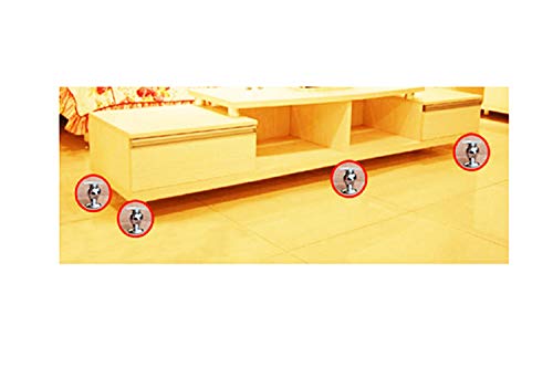 FGen 6 Sets of Furniture Legs with Hook Bolts are Very Suitable for Furniture Legs 1.91.90.08Inch Used in Sofa Legs, Coffee Table Legs, TV Cabinet Legs, Etc. - Image 6