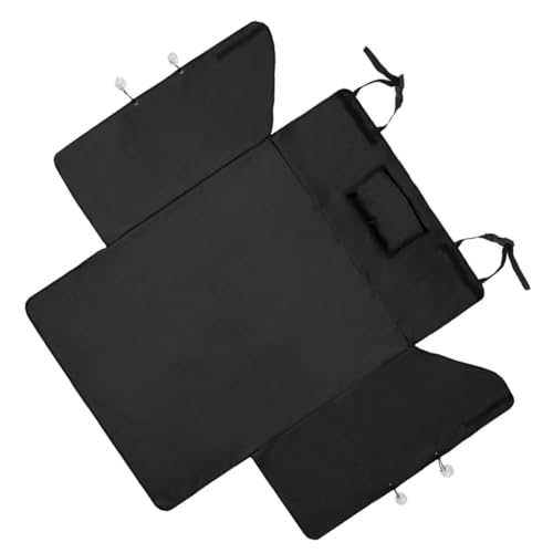 Housse de coffre pour chien minimaliste et élégante protection noire SECFOU