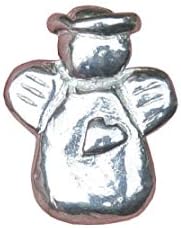 William Sturt Fine Pewter Cute Little Guardian Angel With a Heart - And Full of Love