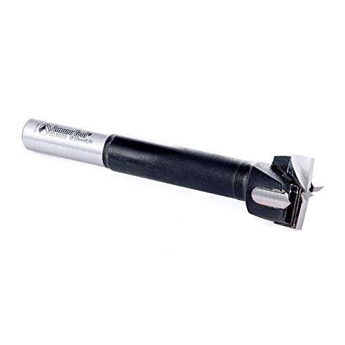 Amana Tool - 203020 Carbide Tipped Hinge Boring Bit 20mm Dia x 90mm Long x 10mm Shank