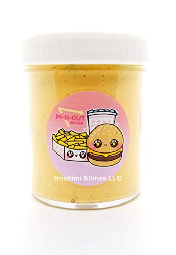 Hamburger & Fries Meal DIY Handmade Scented Slime Kit Sensory Toy - Hoshimi Slimes
