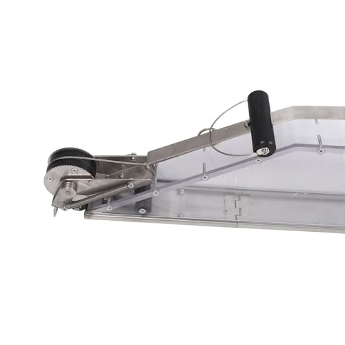 Trockenbau Klebebandspender mit Schlammbox, 2,5L Kapazität, Edelstahl und Acryl, Manuelle Taping-Maschine für Trockenbauarbeiten