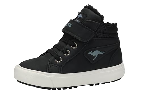 Kangaroos Unisex Kinder KAVU Iii Sneaker, Jet Black Steel Grey, 25 EU – Ansicht 1