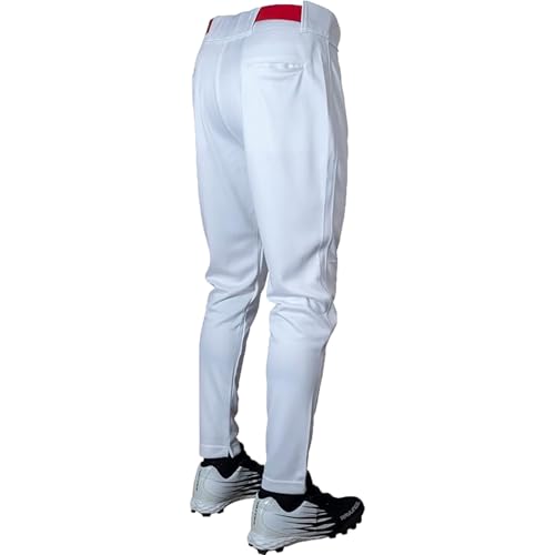 Rawlings mens LAUNCH SERIES Baseball Pants | Tapered Jogger Fit | Adult Sizes | Solid | Multiple Colors White, X-Large - image 5