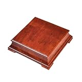 OXOLAMRIN Base para jarrón, soporte para bonsái, Base de exhibición bonsái con tetera y florero madera en varios tamaños(M)