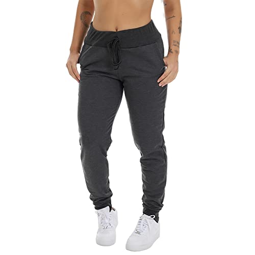 Kit 3 Calça Moletom Com Bolso Jogger Feminina Adulto (GG)