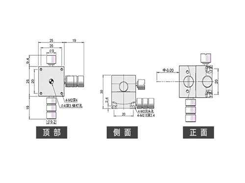 Table inclinable rotative support d angle réglable GFWG25-20XY - 3