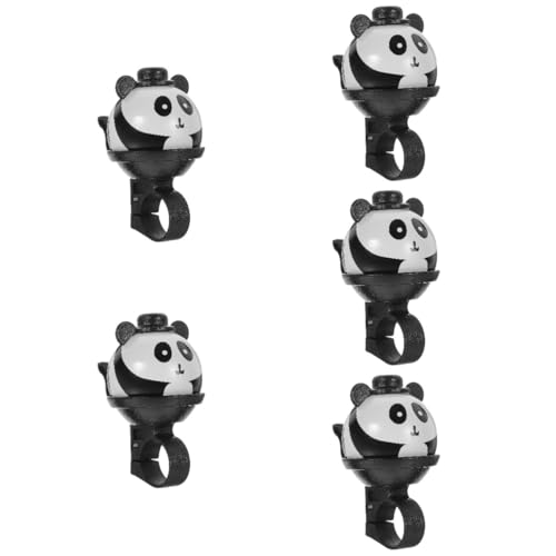 Cloche de vélo panda HEMOTON (lot de 5) sonore et étanche pour enfants