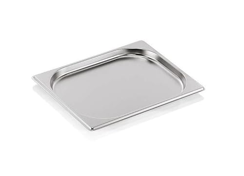 Gastro-Bedarf-Gutheil Gastronormbehälter GN Behälter 1/2 20 mm Tief stapelbar Edelstahl Geeignet für Chafing Dish, Bain Marie, Saladette