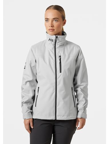 Helly Hansen Damen Crew Midlayer Jacke, Grauer Nebel 2.0, M – Ansicht 2