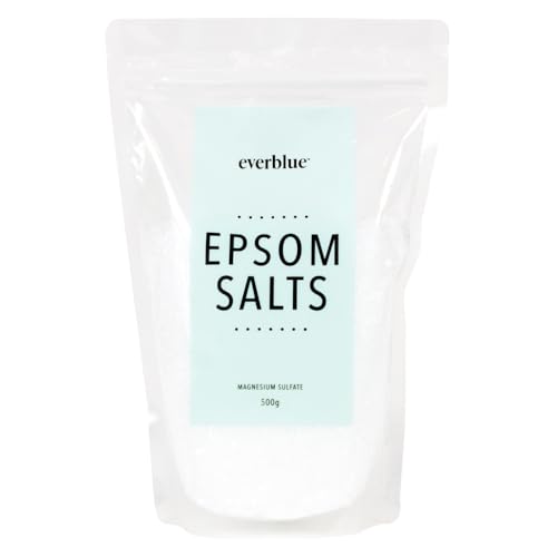 EVERBLUE Epsom Salts Magnesium Sulfate 500g