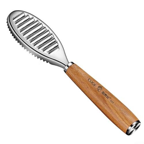 Un gadget da cucina indispensabile e un efficiente strumento per scalare i pesci in acciaio inossidabile