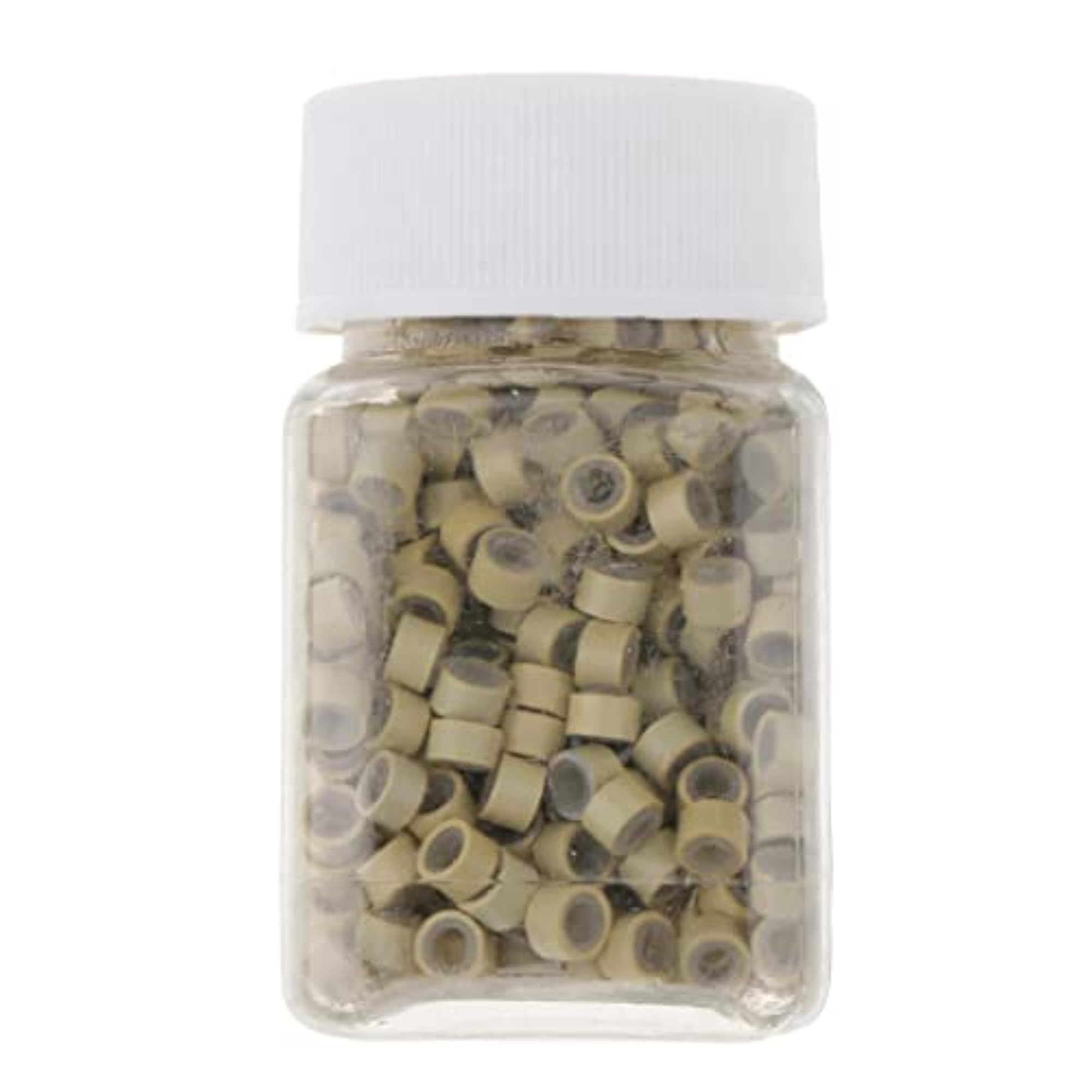 LOSA Silicone Micro Rings Links Crimp Beads for Hair Extensions
