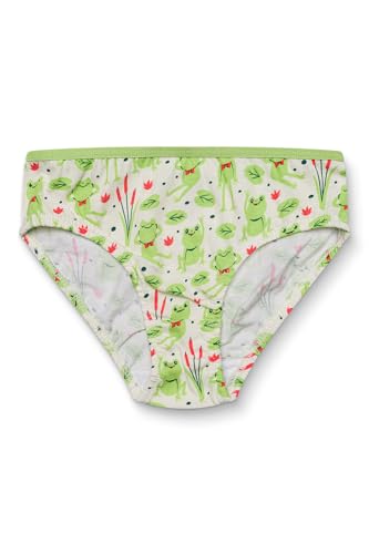 Dedoles Bragas Mujer y Niña Ropa Interior Algodón Muchos diseños Divertidos, Colore: Verde, Disegno: Ranita (niña), Taglia: 2-4 años