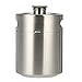 Produktbild Mini Edelstahl Bierfass mit Spiraldeckel Praktische Home Hotelzubehör für Hält den Karbonisierung Druck (5L)