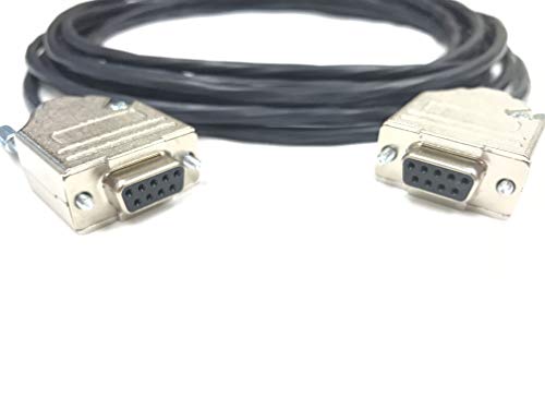 image for 50 Foot DB9 Female to Female RS232 Plenum Serial Cable - 22 AWG with P