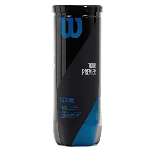 Wilson Tour Premier Pelotas de tenis, tubo con 3 pelotas, para todas las superficies, amarillo