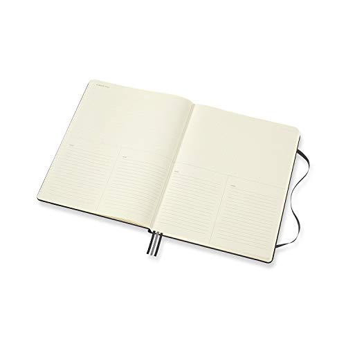 Moleskine Pro 2013 Project Planner, Hard Cover, Xl (7.5" X 9.5") Black, 288 Pages #TOP4