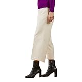 [イッツインターナショナル] ワイドクロップトパンツ《TRサキソニー裏起毛》 オフホワイト1 09