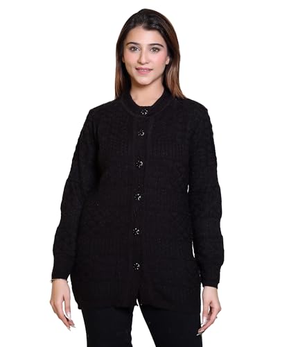 Image of Grand Line Winter wear Acrylic Lady Cardigan /Sweater for Casual and Evening outings