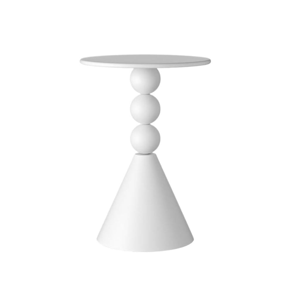 Table d'angle polyvalente ronde pour optimiser l'espace dans les studios et chambres