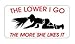 3pcs Coal Miner the Lower I Go Funny Hard Hat/Helmet Stickers