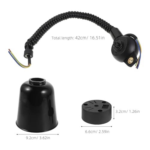 Lámpara colgante E27 Veemoon con cable extensible regulable para techo de salón 2