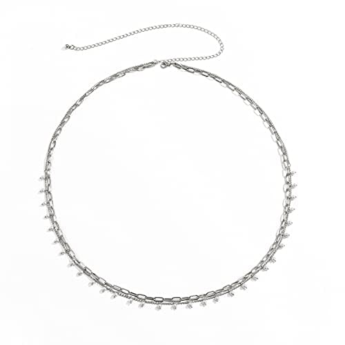 AQUASTREET Silver-Toned Dual Strand Waist Chain (B0CGDF2MH8) Amazon Price History, Amazon Price Tracker