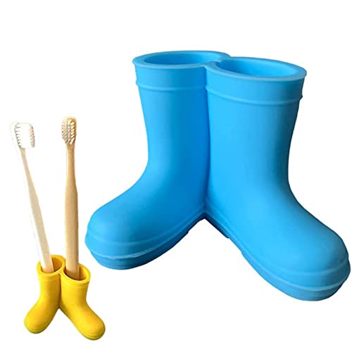 シリコン 歯ブラシホルダー かわいい 収納ラック 安全 多目的 色選択可能 1ペア 長靴 歯ブラシホルダー シェーバーホルダー 歯ブラシホルダー バスルームアクセサリー