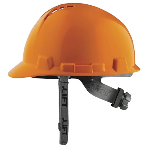 Lift Safety Briggs Short Brim Vented, Hard Hat Cap Style, Orange (HBSC-20HO)