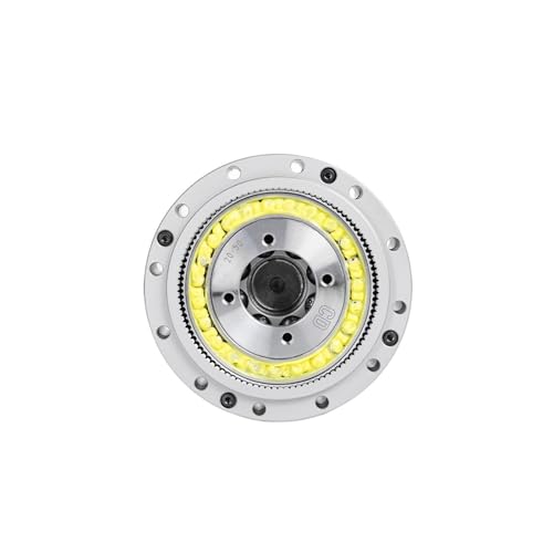 SHD-20 Series 70mm Harmonic Drive Hollow Flat High Torque 100 Ratio Harmonic Reducer for Nema 34 86mm Stepper Motor Reducer(100)