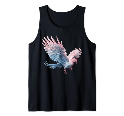 Transgender Phoenix, Subtle Trans Pride, Trans Phoenix Tank Top