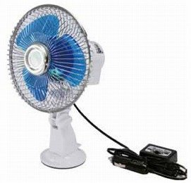 Amazon | ルームファン(扇風機) 12V 6インチ 吸盤式 590366 | 車載用