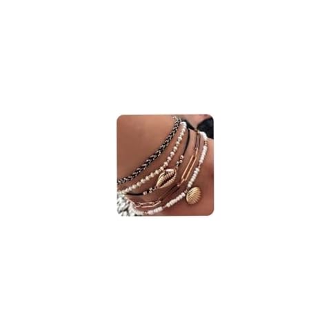 Anglacesmade Bohemia Shell Charm Anklet Set Cover