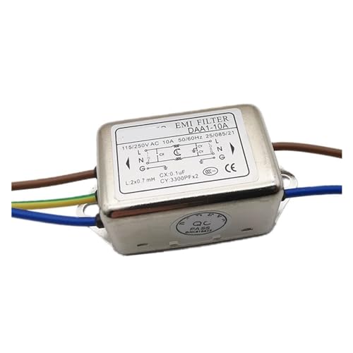 Filtre d'alimentation ca 220V 10A DAA1-6A anti-interférence de ligne