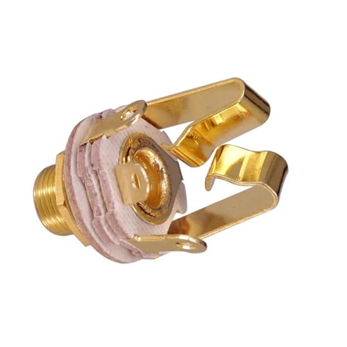 Prise jack 6,35 mm connecteur 3 pôles métallique pour micros actifs de guitare