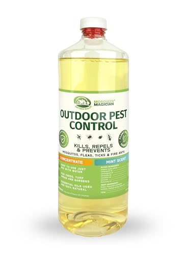Mosquito Magician Liquid Concentrate - Kills Mosquitoes, Fleas, & Fire Ants, Use...
