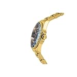 Invicta-Stainless-Steel-Analog-Blue-Dial-Men-Watch-30024-Gold-Band