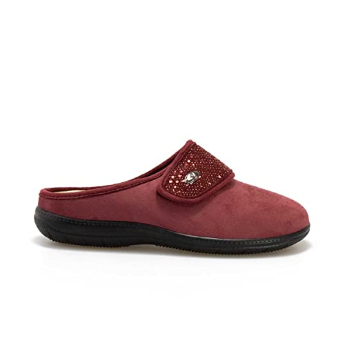 Valleverde 25105 pianelle Pantofole Donna Rosso
