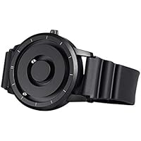 2023 Nuevos Hombres Magnéticos Hora-Estilo Sin Muñeca Minute Ball Future Reloj Moderno Reloj De Cuarzo Para Hombre Reloj Con Alarma, Negro, Taille unique