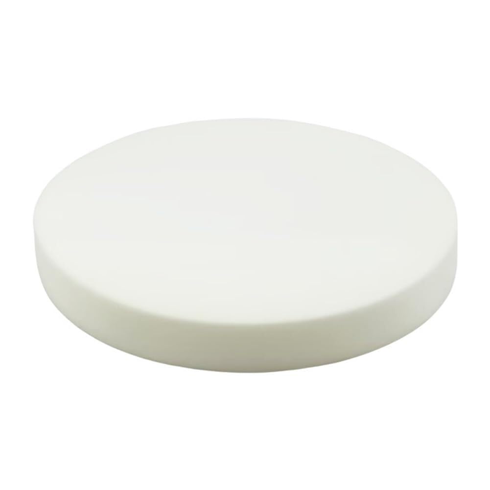 JIUYUEYA 1"/2"/3"/4" Thick Round High Density Foam Cushion Pouf Insert Upholstery Foam for Bar Stool, Sofa, Chair, Garden, Dog Bed,Cut to Any Size(3" Thick - 16"x16")